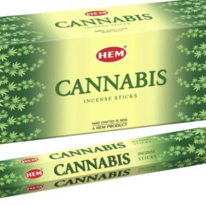Miri's Light Hem Hexagonal Pack Incense 20 gr Cannabis - Pack of 6