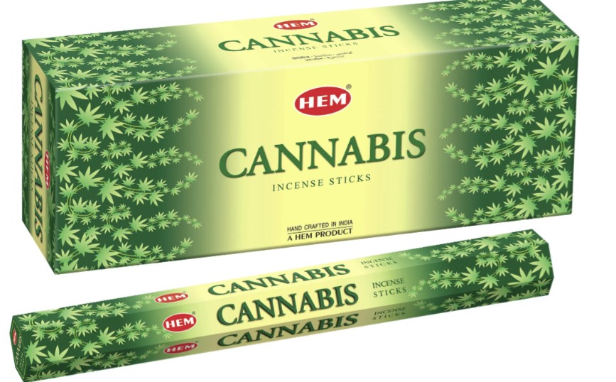 Miri's Light Hem Hexagonal Pack Incense 20 gr Cannabis - Pack of 6