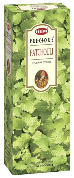 Miri's Light Hem Hexagonal Pack Incense 20 gr Patchouli - Pack of 6