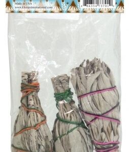 Miri's Light Mini White Sage Smudge Sticks (pack of 3)