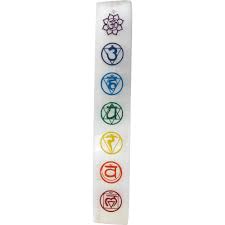 Miri's Light Selenite Incense Holder - 7 Chakras