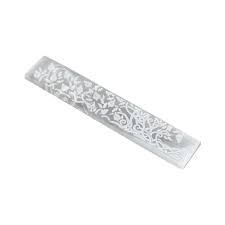 Miri's Light Selenite Incense Holder - Tree of Life