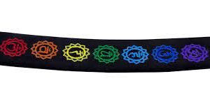 Miri's Light Soapstone Wide Incense Holder - 7 Chakras