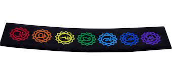 Miri's Light Soapstone Wide Incense Holder - 7 Chakras